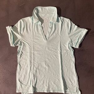 Talbots Soft mint Polo Shirt